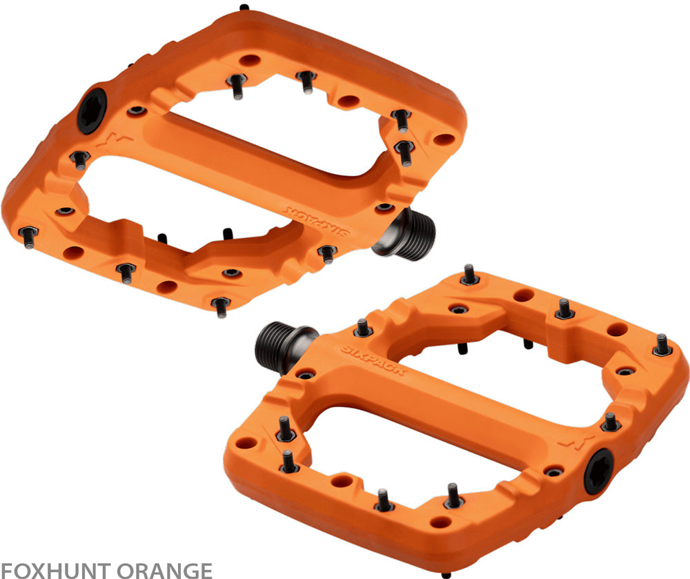 Sixpack racing kamikaze pa pedals | foxhunt orange