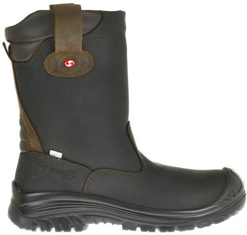 Sixton peak 81411-06 ranch laars hdry hoog s3 kn +esd | zwart bruin | maat 40 - 00.091.125.40