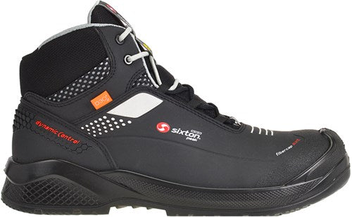 Sixton peak muscle hoog 43486-00 s3 | zwart grijs | maat 44 - 8053470572180