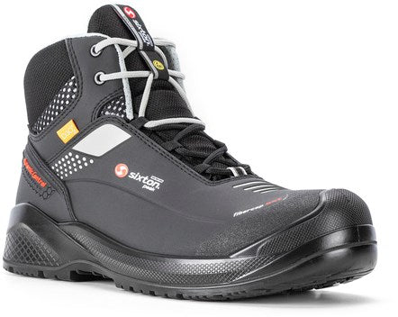 Sixton peak muscle hoog 43486-00 s3 | zwart grijs | maat 45 - 8053470572197