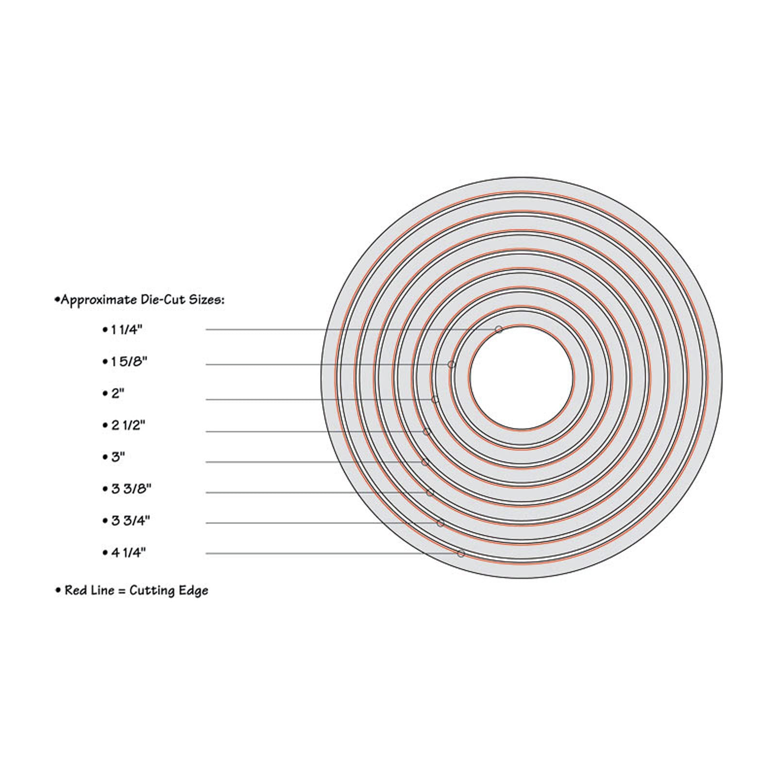 Sizzix • framelits die set circles