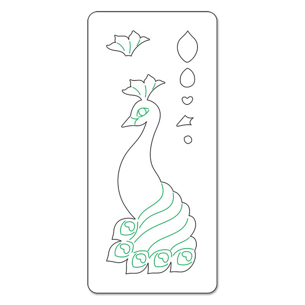 Sizzix • originals die bird peacock