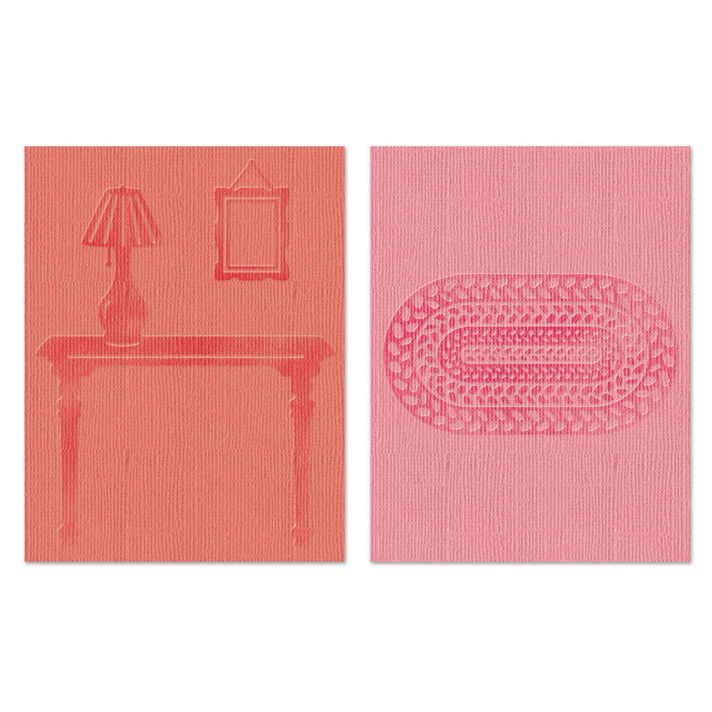 Sizzix • 3d textured impressions embossing sjabloon foyer