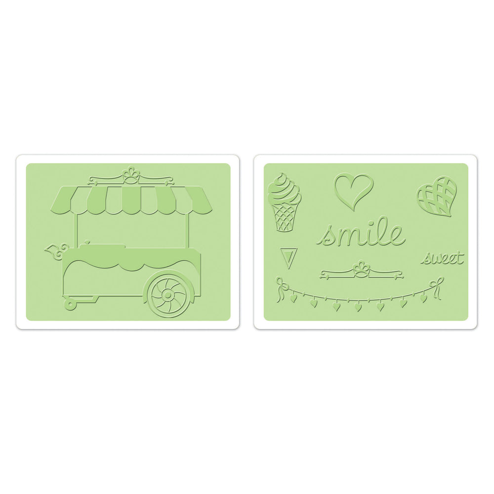 Sizzix • framelits die set with textured impressions sweet