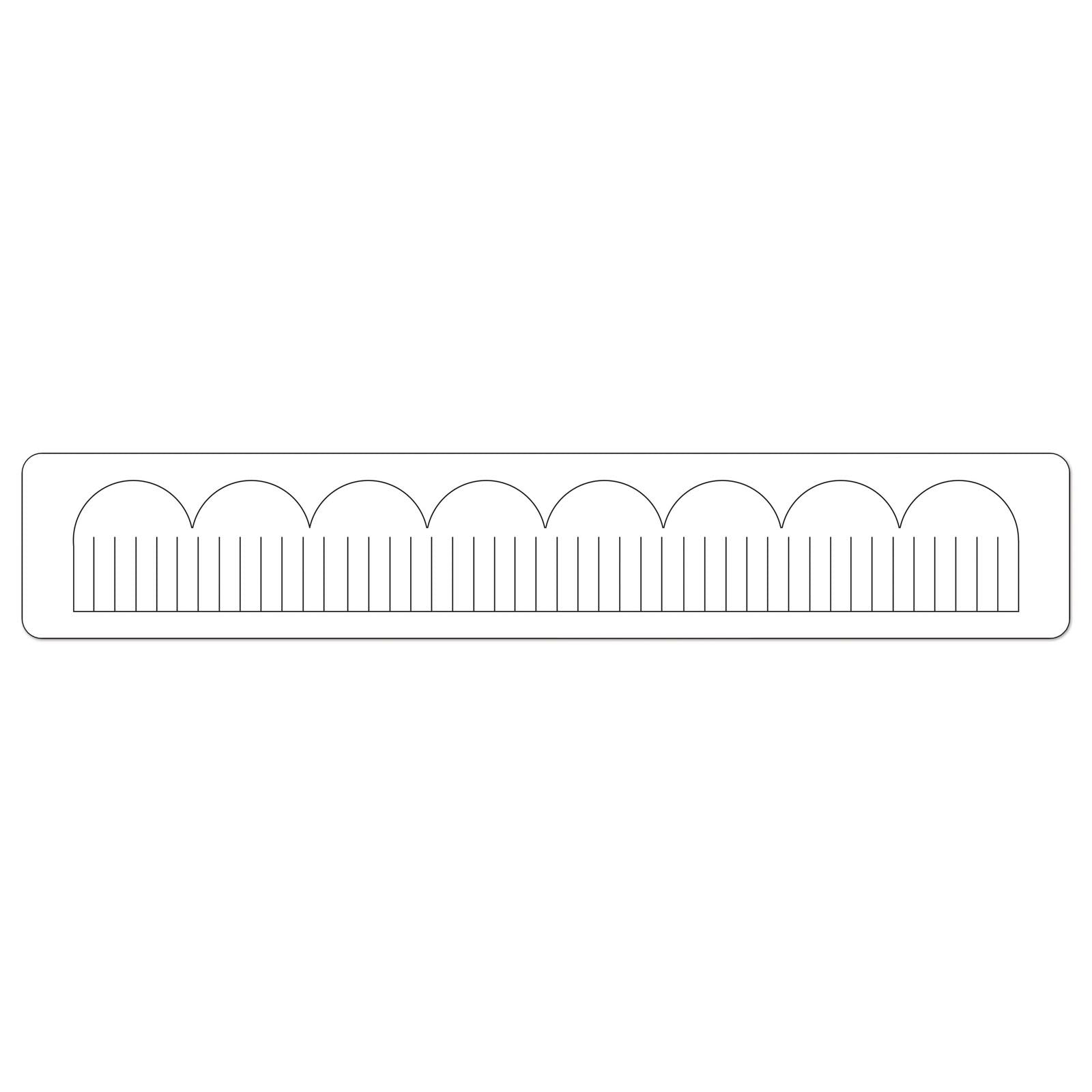 Sizzix • sizzlits decorative strip die scallop fringed