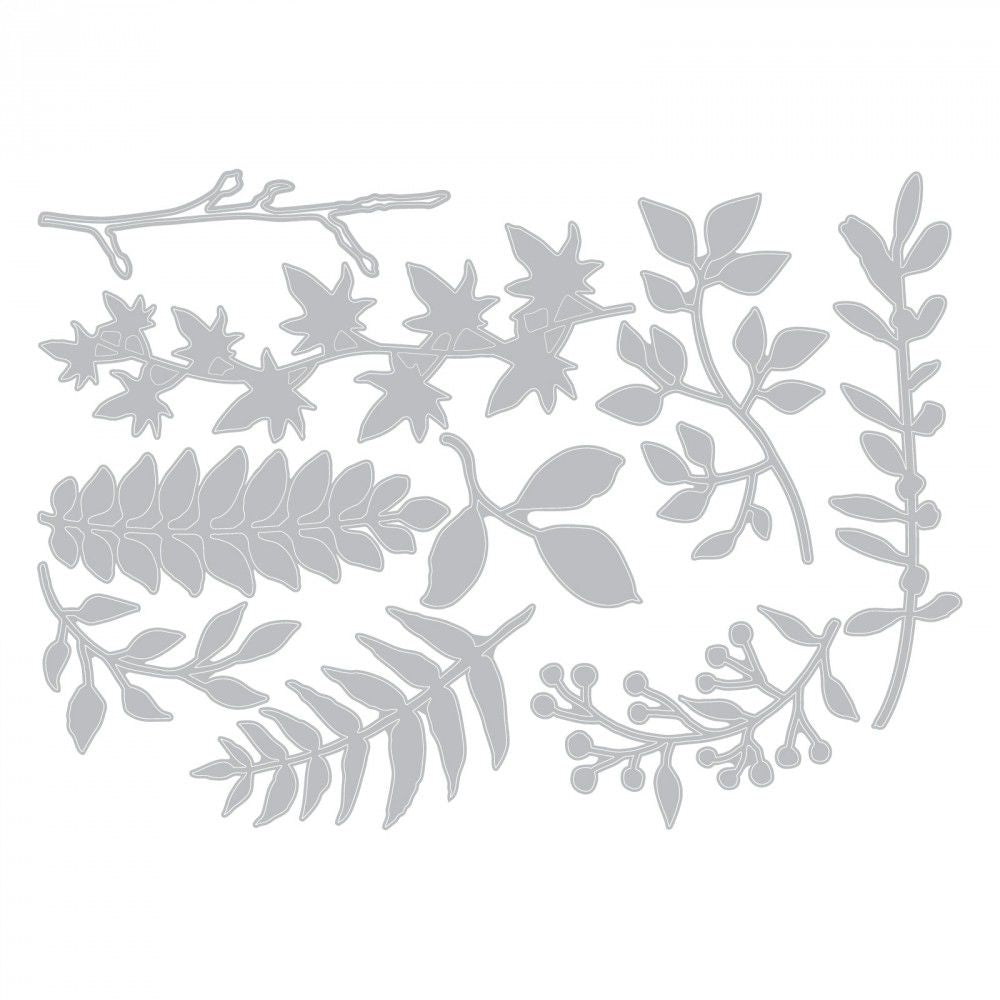 Sizzix • tim holtz thinlits die set garden greens