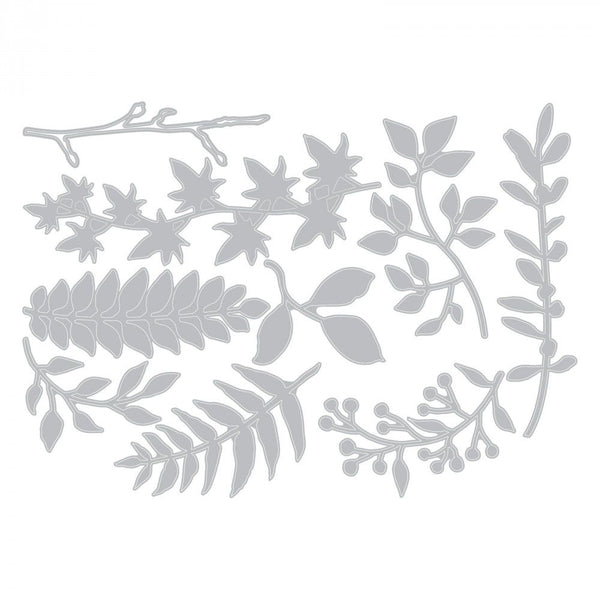 Sizzix • tim holtz thinlits die set garden greens