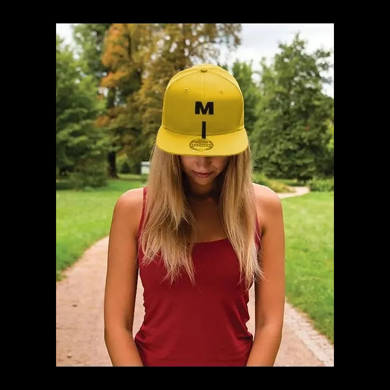 snapback cap mibo yellow