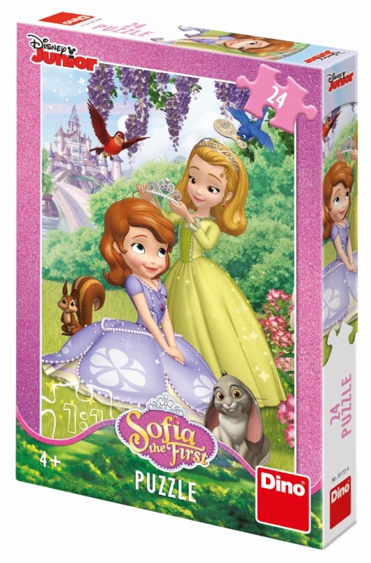 Dinotoys dino puzzel - disney junior prinses sofia de eerste - 24 stukjes