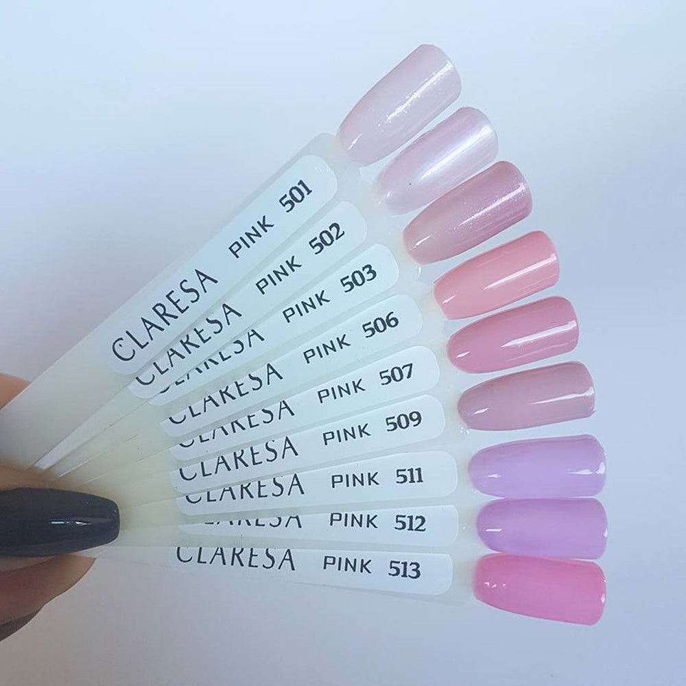 Claresa uv led gellak 5ml roze 509 kermis
