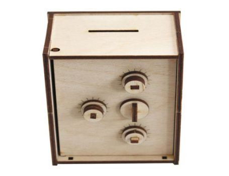 Solexpert bouwpakket - kluis als spaarpot met echt slot