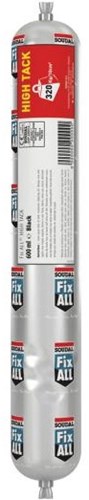 Soudal fix - all high-tack | lijmkit | zwart | 600 ml - 114981