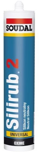 Soudal silirub 2 | siliconenkit | beige | 300 ml - 103978