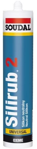 Soudal silirub 2 | siliconenkit | transparant | 300 ml - 102384