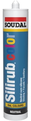 Soudal silirub color | siliconenkit | mosgroen ral 6005 | 300 ml - 114104