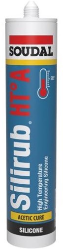 Soudal silirub ht° - a | hittebestendige siliconenkit | zwart | 300 ml - 108265