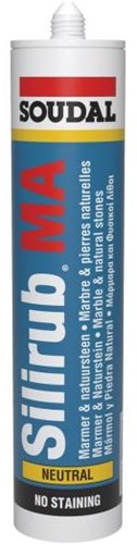 Soudal silirub ma | siliconenkit | travertin | 300 ml - 104547