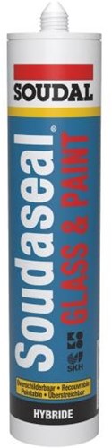 Soudal soudaseal glass paint | beglazingskit | ral 9001 | 290 ml - 155363