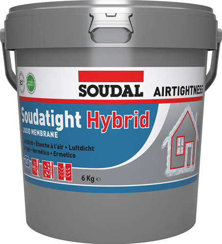 Soudal soudatight hybrid | 6 kg | grijs - 145786
