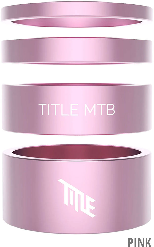 Title mtb aluminium spacer kit | grey