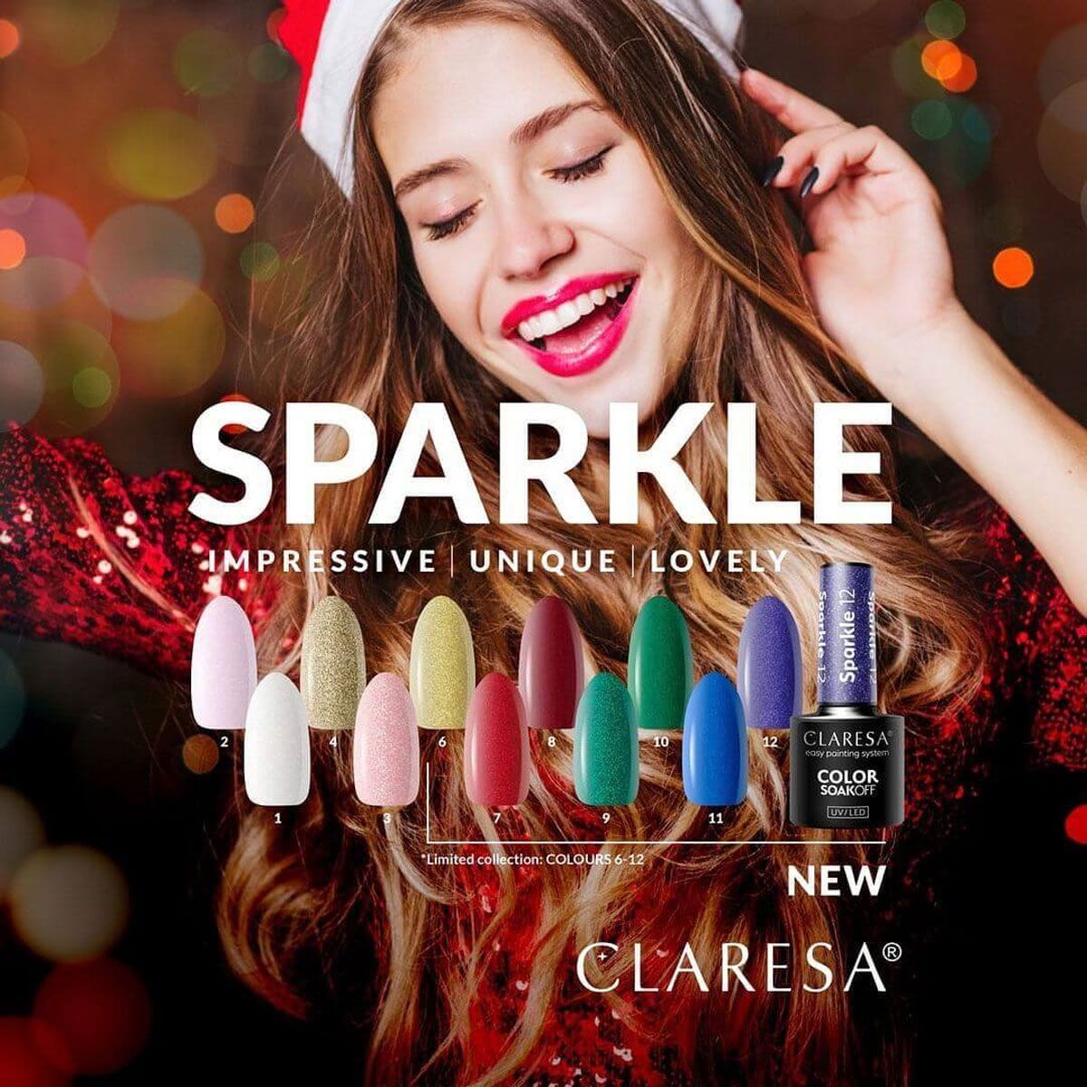 Claresa uv led gellak 5ml sparkle 4