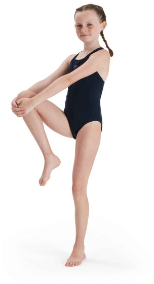 Eco Endurance + Medalist badpak meisjes blauw maat 152