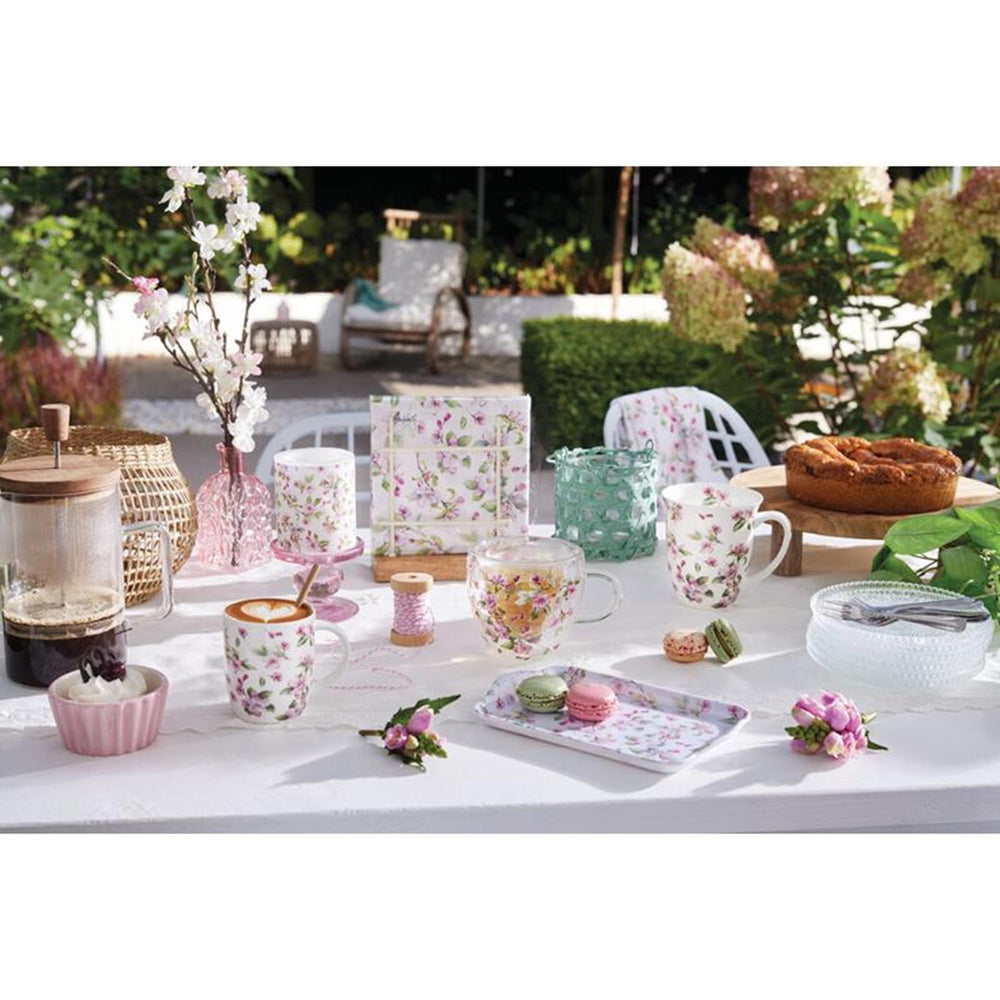 Ambiente servet 25 spring blossom white