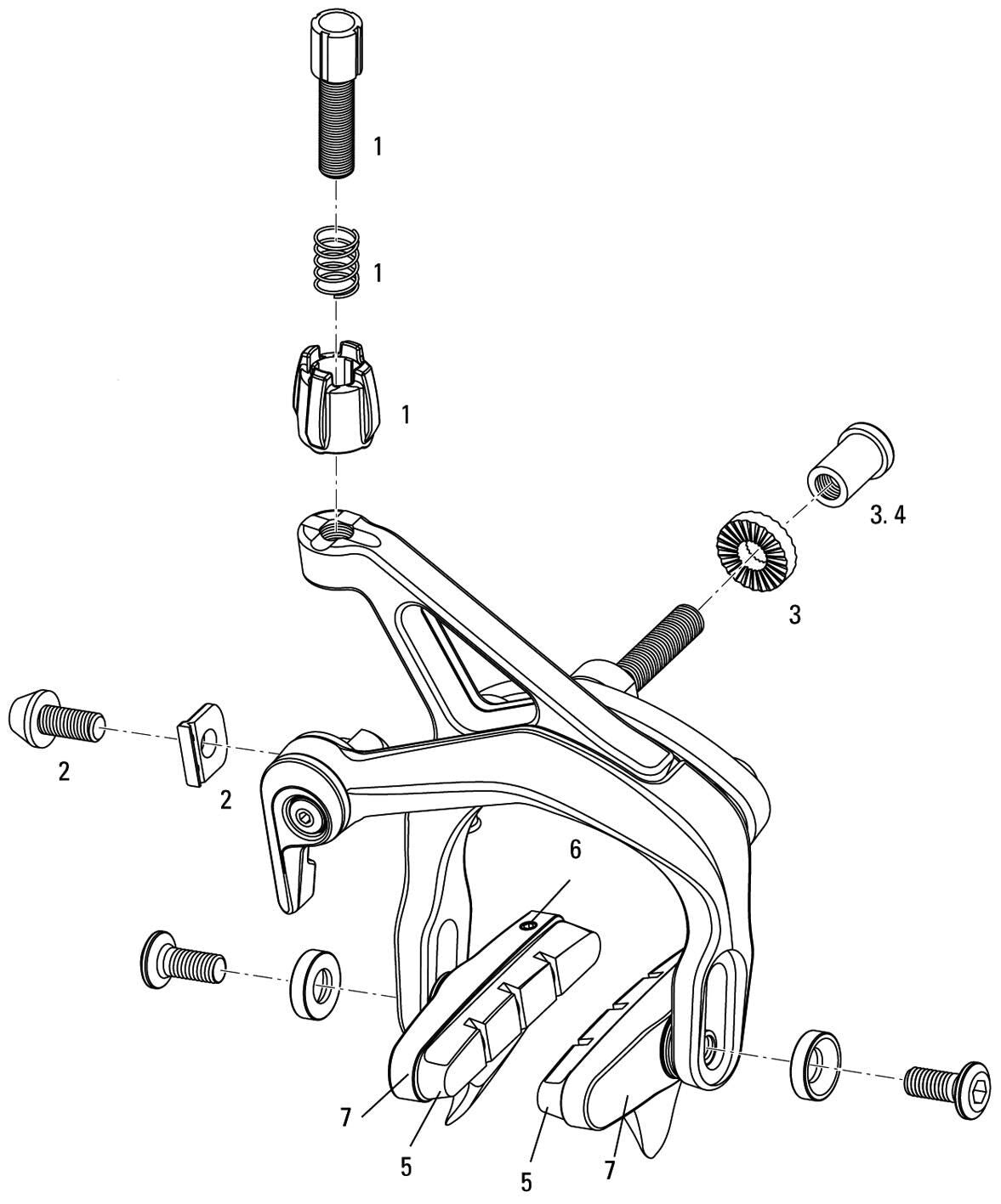 Sram racerem force road br. force fr.+rear