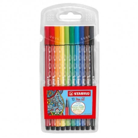 Stabilo viltstiften 68 kleurenassortiment