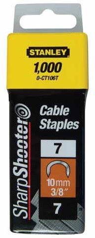 Stanley handgereedschap krammen 10mm type 7 - 1000 stuks - 1-ct106t