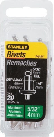 Stanley handgereedschap popnagels 5x7mm - 15 stuks - 1-paa64t