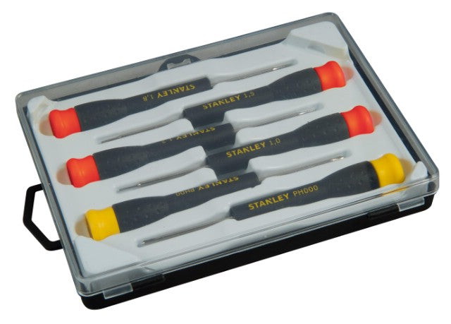Stanley precisieschroevendraaierset (6-delig)