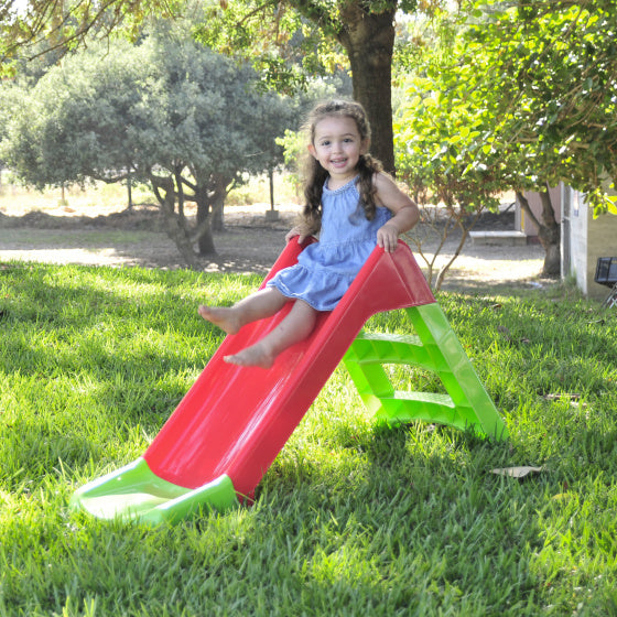 Glijbaan 135 x 46 x 67 cm Rood Groen