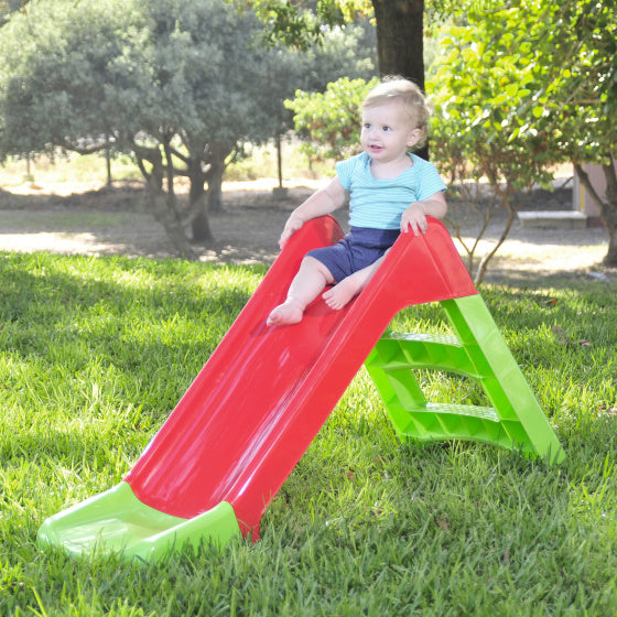 Glijbaan 135 x 46 x 67 cm Rood Groen