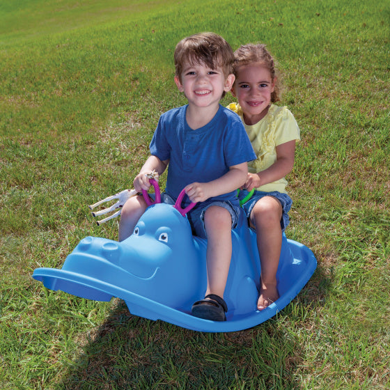 Hippo Schommelwip voor 1 tot 3 Kinderen 103 cm Roze