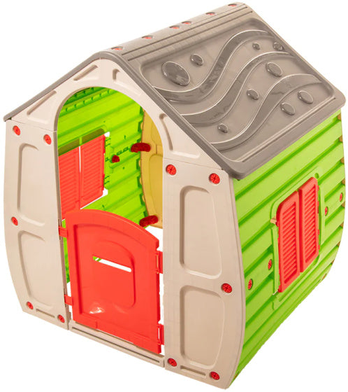 Magisch Speelhuis Junior 102 x 90 x 109 cm Grijs Wit Groen