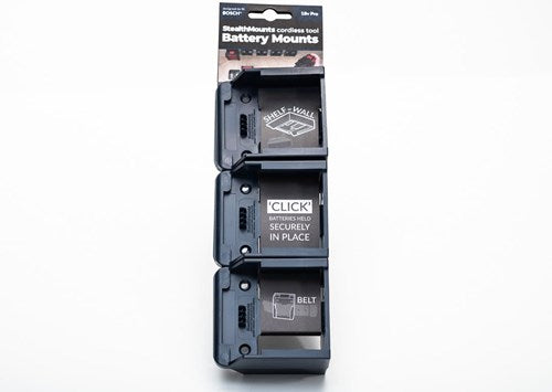 Stealthmounts bm-bo18-blu-6 accuhouder voor bosch 18v pro | blauw | 6-pack - bm-bo18-blu-6