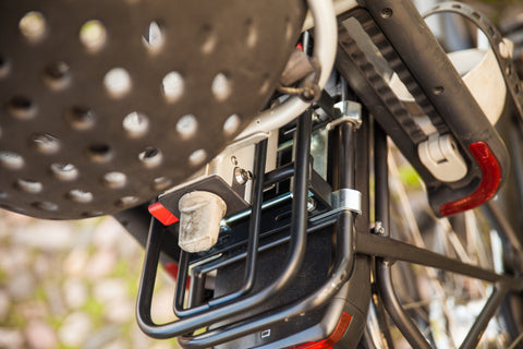 Porte-accessoires Steco universel E-Bike - argent