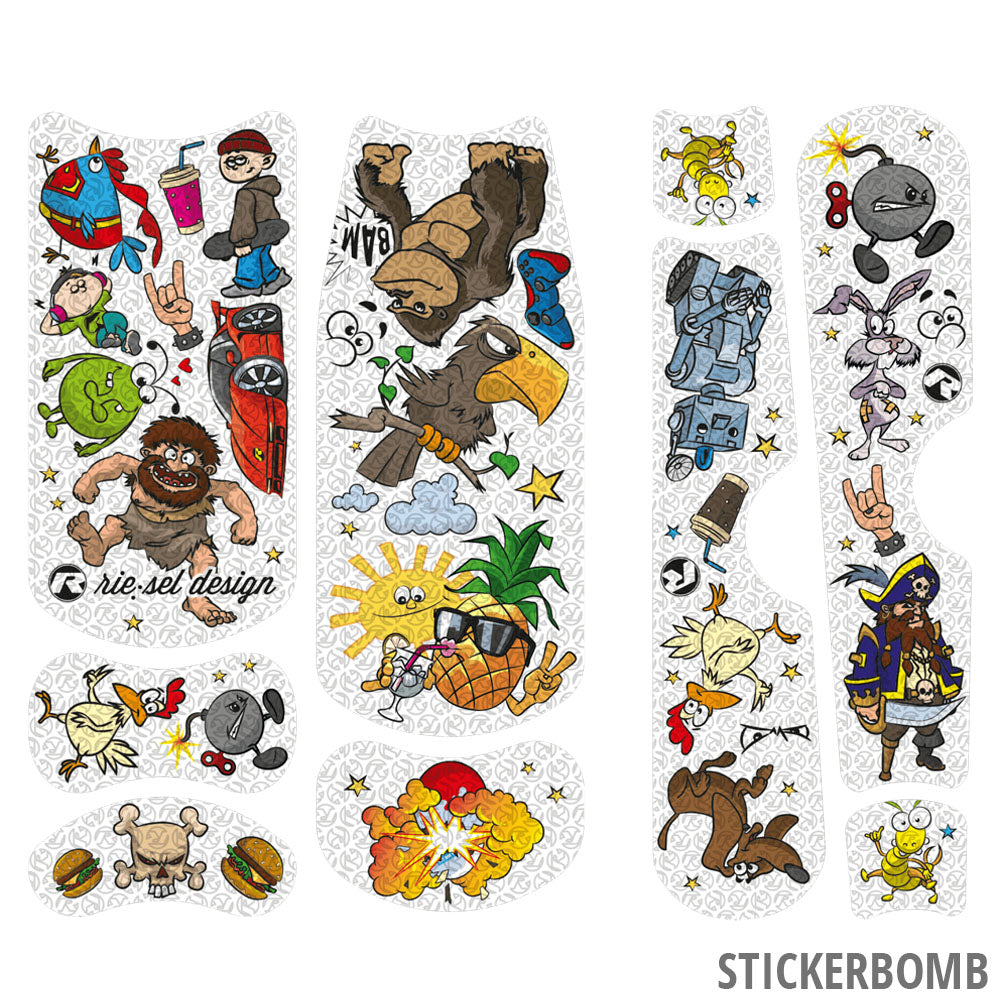 Rie:sel design kids:tape kiddo - frame protection film | doodle black
