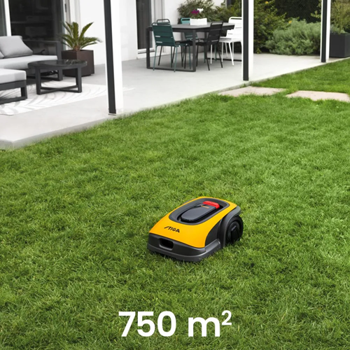 Stiga a 750 robotmaaier | draadloos met ags | 750 m² | 18 cm | 1x 2,5 ah accu en laadstation 2 a - 2r7101228 st1