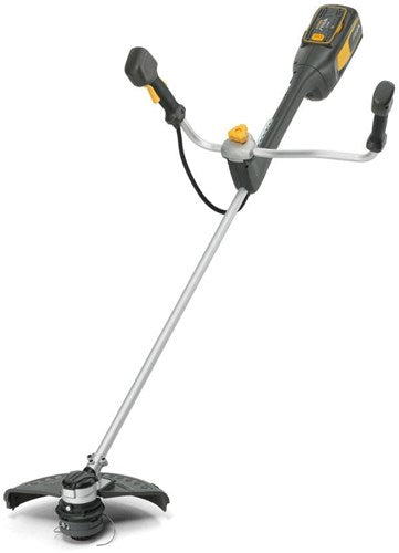 Stiga bc 700e b kit accu bosmaaier | 7 serie | 0,5 kw | inductie | 38 cm | bike | triarc | b w | 1x 4.0ah 48v e440 accu + c 430 f lader | dubbel harnas