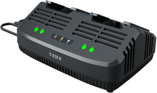 Stiga c 215 d | dubbele oplader voor 2 accu's - 271020100 21
