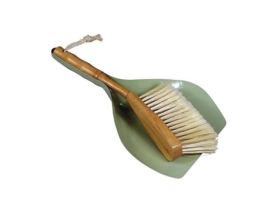 Cabanaz stoffer en blik - groen