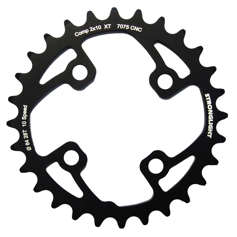 Stronglight chainring shimano xt 785 2x10-speed | ø 64 mm 22 zähne (36)