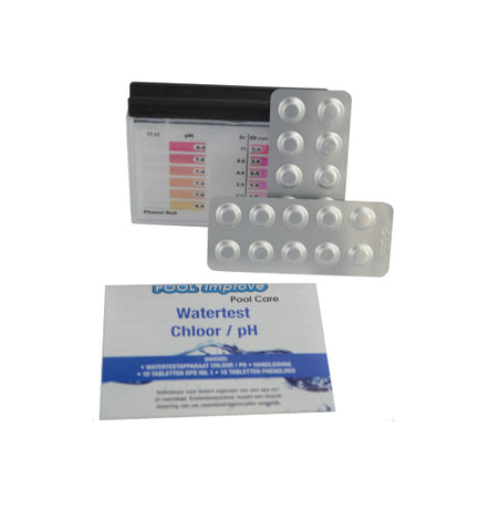 Testsetje voor Startset Meten Chloor en pH Waarde