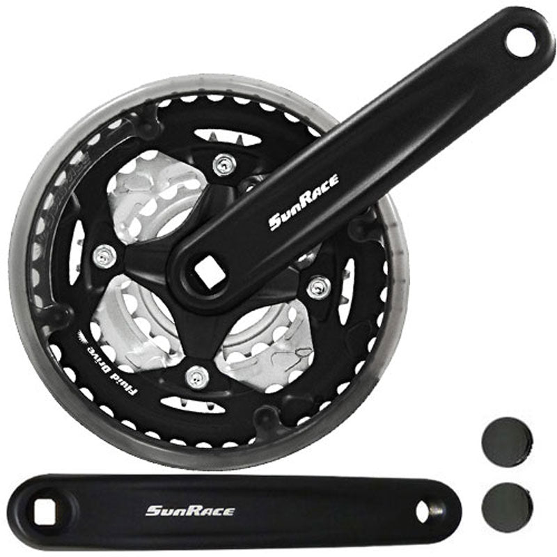 Sunrace fcm513 6 7 8-speed square crank 42 34 24 152mm