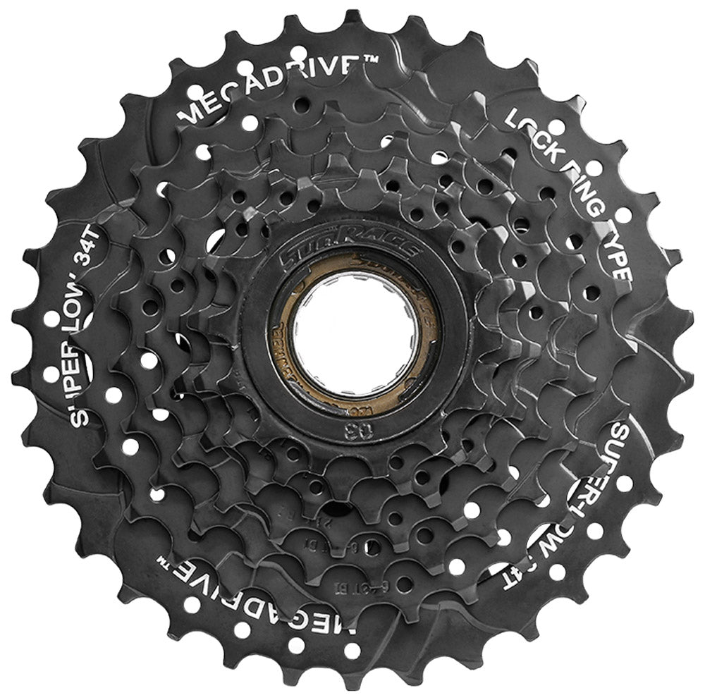 Sunrace vrijloop 7 versnellingen mfm300 14-34t - zwart