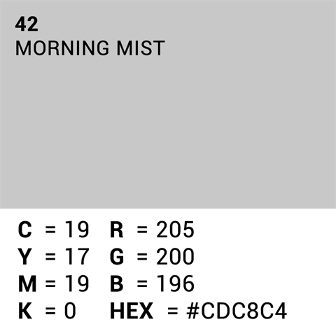 Papier de fond supérieur 42 Morning Mist 1,35 x 11m
