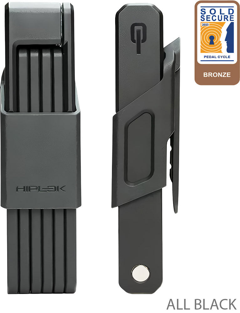 Hiplok switch - portable on-bike folding lock | all black