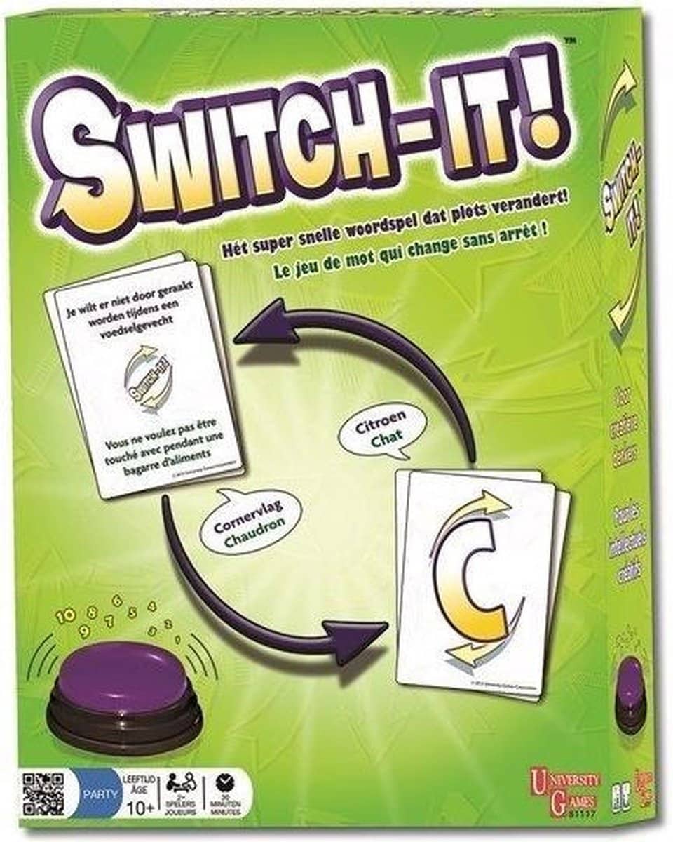 Brandunit switch-it, het supersnelle woordspel dat plots verandert
